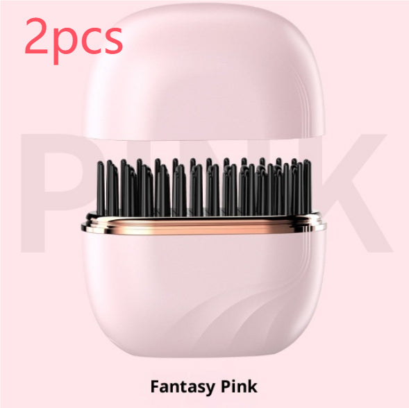 Mini Hair Straightening Comb Wireless Charging Portable Multifunctional Hair Care Not Hurt Hair Styling Comb Hair Straightener