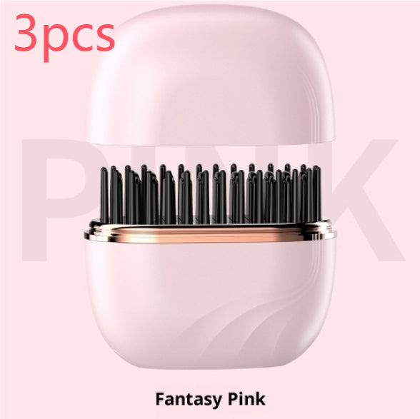 Mini Hair Straightening Comb Wireless Charging Portable Multifunctional Hair Care Not Hurt Hair Styling Comb Hair Straightener