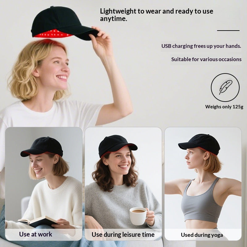 Salon LED Red Light Hair Care Cap Infrared Light Styling